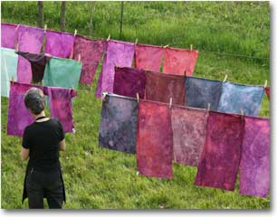 dyed textiles