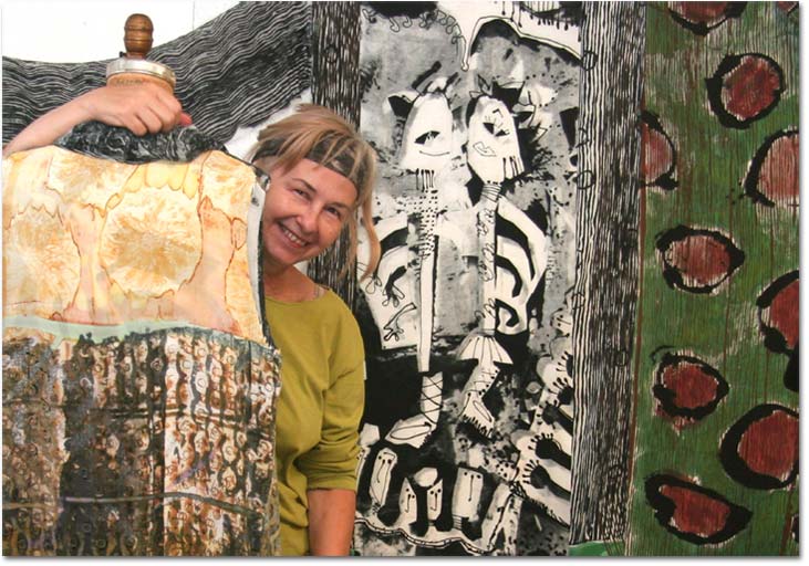 Kerr Grabowski | Deconstructed Screen Printing | Mono Printing workshop